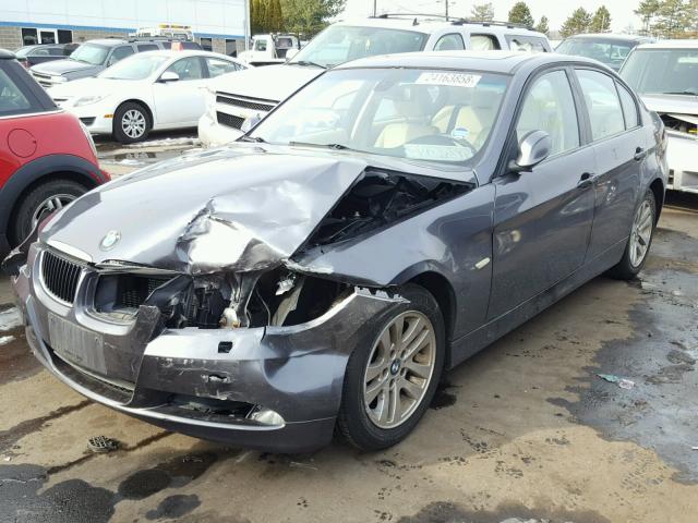 WBAVC93587K034420 - 2007 BMW 328 XI BLACK photo 2