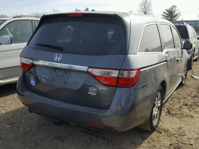 5FNRL5H68CB030146 - 2012 HONDA ODYSSEY EX SILVER photo 4