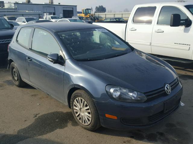 WVWAB7AJ1DW103879 - 2013 VOLKSWAGEN GOLF BLUE photo 1