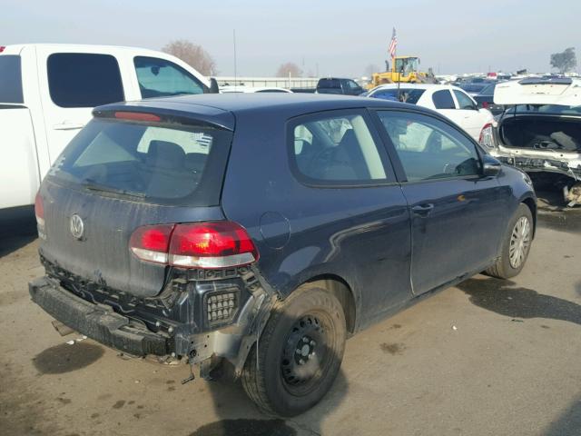 WVWAB7AJ1DW103879 - 2013 VOLKSWAGEN GOLF 蓝色 照片 4