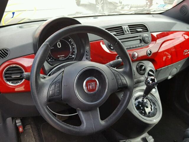 3C3CFFBRXFT741704 - 2015 FIAT 500 SPORT RED photo 9