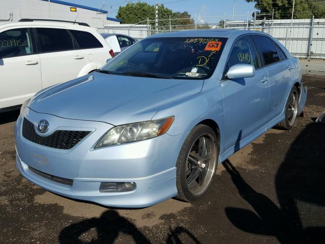 4T1BK46K89U593045 - 2009 TOYOTA CAMRY SE BLUE photo 2