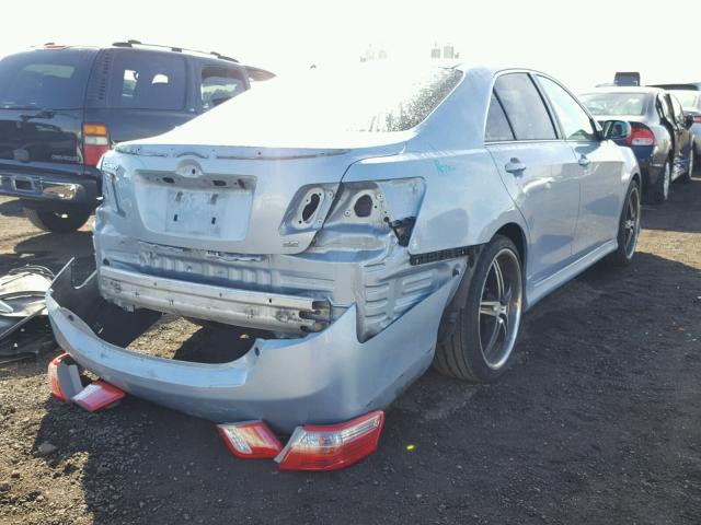 4T1BK46K89U593045 - 2009 TOYOTA CAMRY SE BLUE photo 4