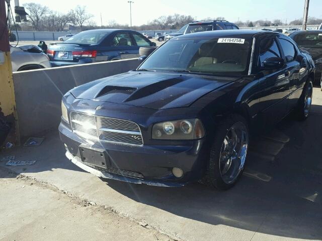 2B3KA53H46H217464 - 2006 DODGE CHARGER R/ BLUE photo 2