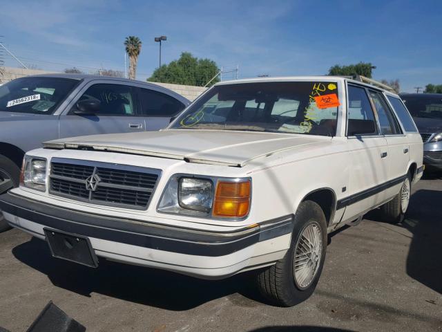 1P3BP39K4HF170669 - 1987 PLYMOUTH RELIANT LE WHITE photo 2