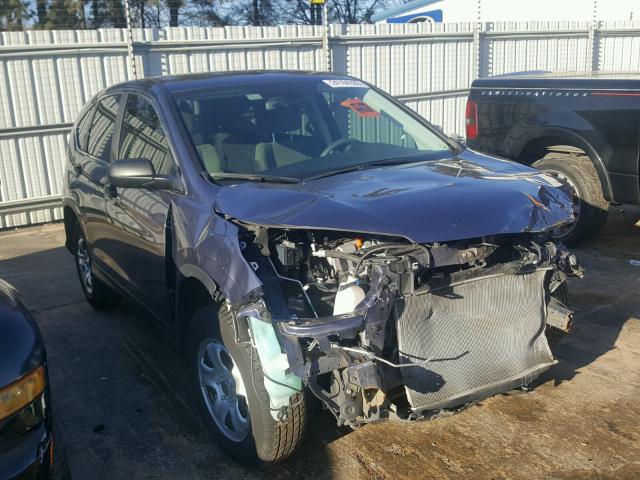 3CZRM3H38EG713897 - 2014 HONDA CR-V LX BLUE photo 1