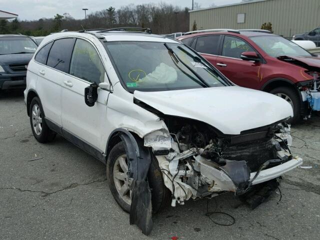 JHLRE48728C026503 - 2008 HONDA CR-V EXL WHITE photo 1