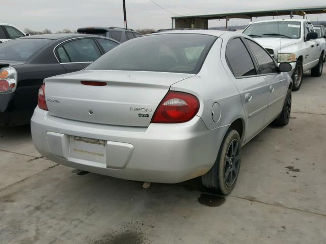 1B3ES56CX5D140315 - 2005 DODGE NEON SXT GRAY photo 4