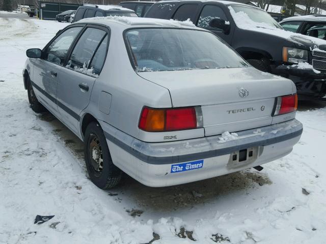 JT2EL43TXP0261262 - 1993 TOYOTA TERCEL DX SILVER photo 3