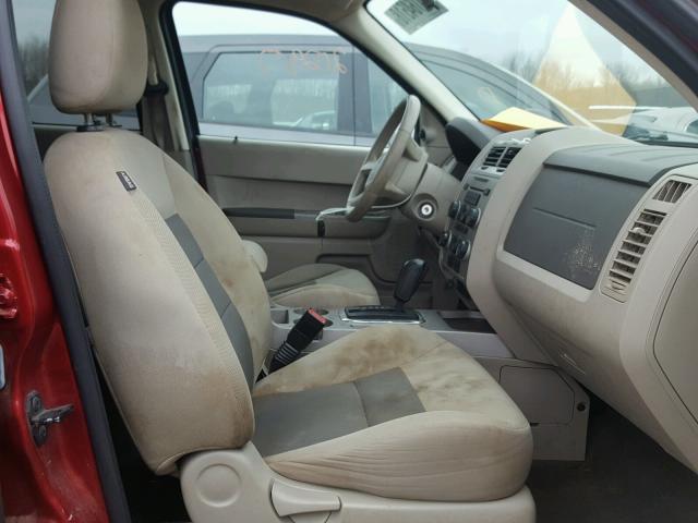 1FMCU93198KA87824 - 2008 FORD ESCAPE XLT RED photo 5