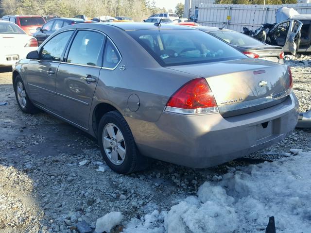 2G1WT58N279313588 - 2007 CHEVROLET IMPALA LT GOLD photo 3