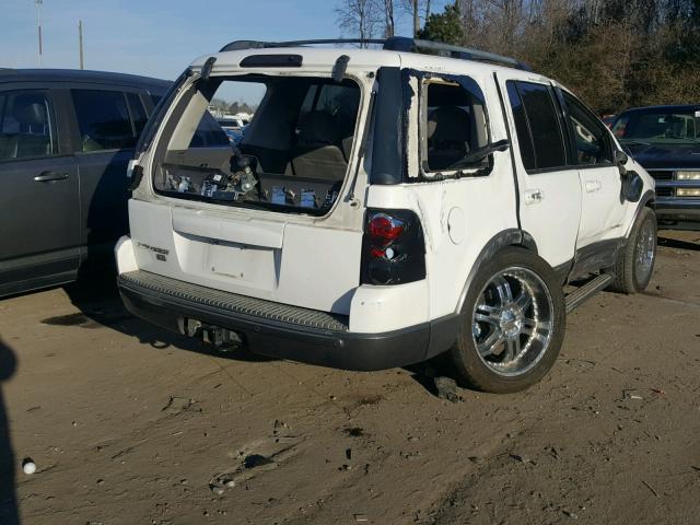 1FMZU63K14UC16137 - 2004 FORD EXPLORER X WHITE photo 4