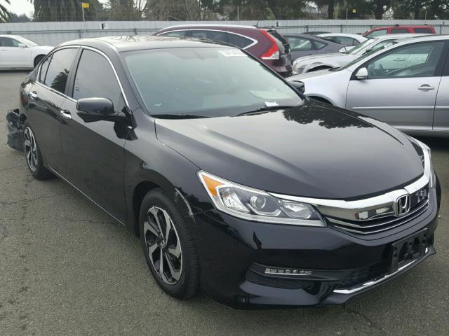 1HGCR2F83GA019725 - 2016 HONDA ACCORD EXL BLACK photo 1