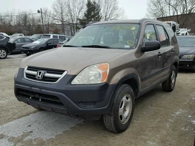 SHSRD784X3U118924 - 2003 HONDA CR-V LX GOLD photo 2