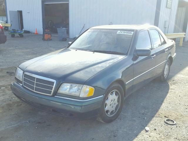 WDBHA28E8VF585893 - 1997 MERCEDES-BENZ C 280 GREEN photo 2