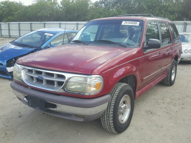 1FMDU34X8TUD37099 - 1996 FORD EXPLORER RED photo 2