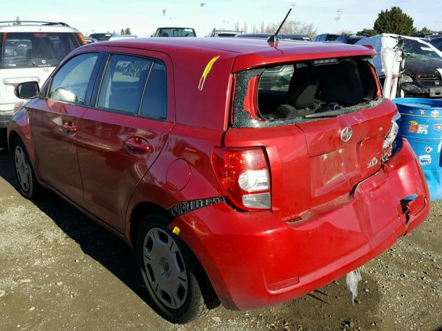 JTKKU4B40C1017554 - 2012 TOYOTA SCION XD RED photo 3