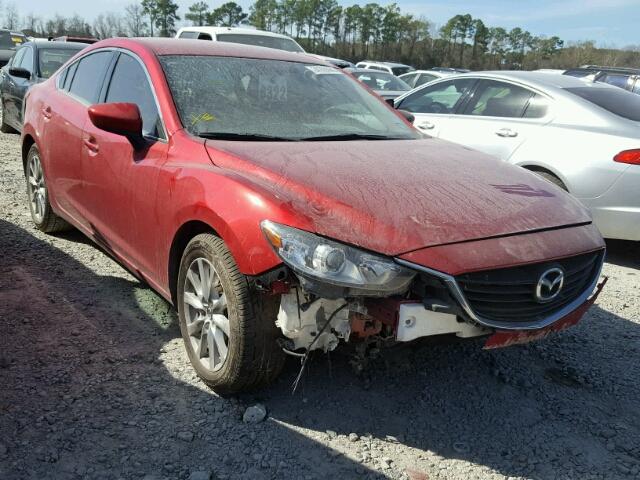 JM1GJ1U66E1136828 - 2014 MAZDA 6 SPORT RED photo 1