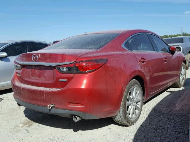 JM1GJ1U66E1136828 - 2014 MAZDA 6 SPORT RED photo 4