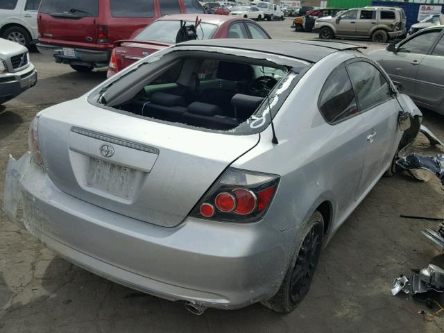 JTKDE3B71A0317620 - 2010 SCION TC SILVER photo 4