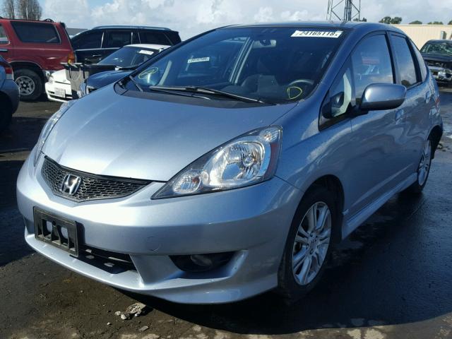 JHMGE8H5XBC024479 - 2011 HONDA FIT SPORT BLUE photo 2