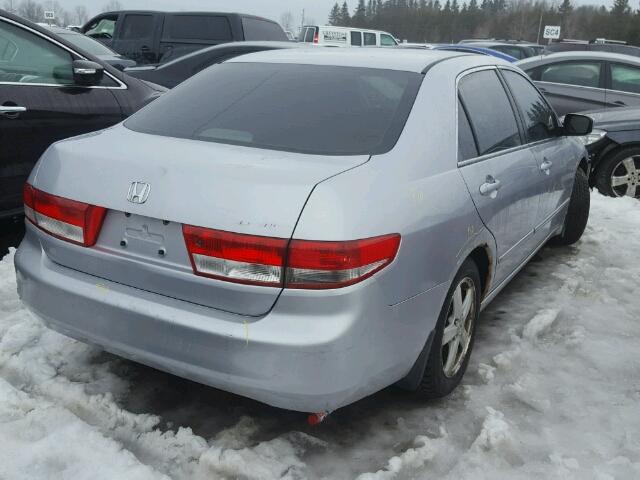 1HGCM56663A808430 - 2003 HONDA ACCORD EX SILVER photo 4