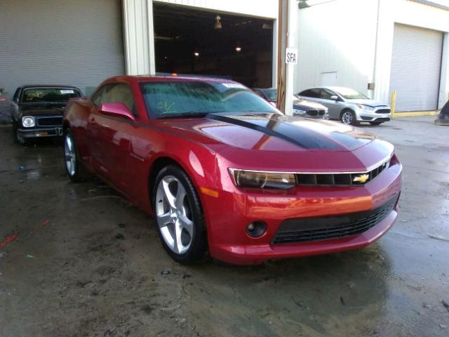 2G1FF1E35F9110504 - 2015 CHEVROLET CAMARO LT BURGUNDY photo 1