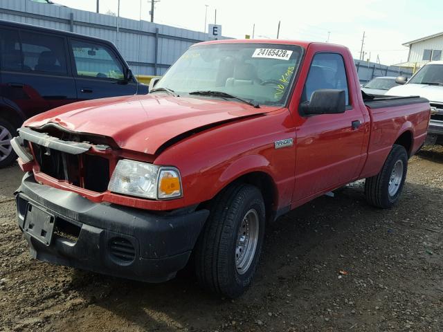 1FTYR10D88PA45546 - 2008 FORD RANGER RED photo 2