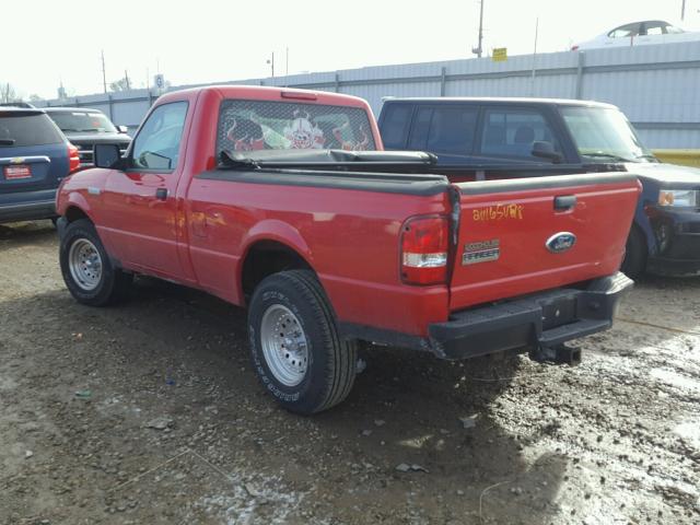 1FTYR10D88PA45546 - 2008 FORD RANGER RED photo 3