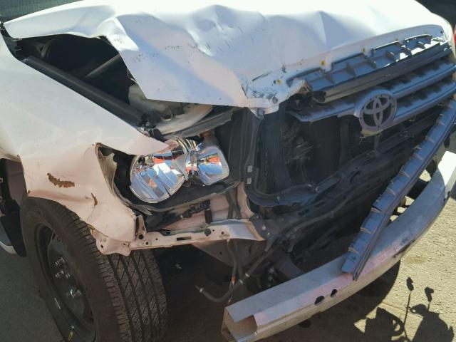 5TDBY68A28S001208 - 2008 TOYOTA SEQUOIA LI WHITE photo 9