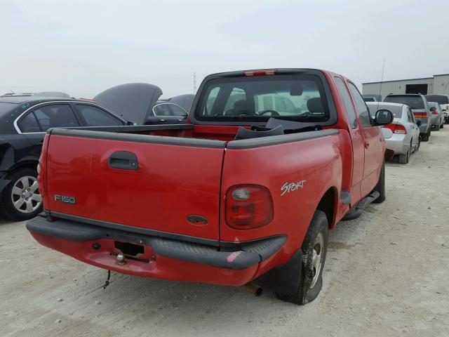 1FTRX072X3KD93654 - 2003 FORD F150 RED photo 4