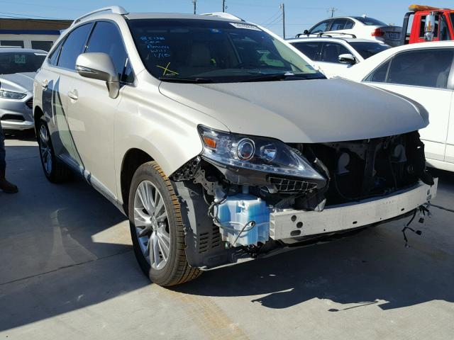 2T2ZK1BA3DC118130 - 2013 LEXUS RX 350 GOLD photo 1