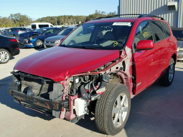 JTMBD31V575060250 - 2007 TOYOTA RAV4 LIMIT RED photo 2