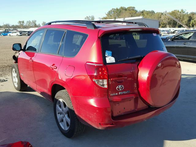 JTMBD31V575060250 - 2007 TOYOTA RAV4 LIMIT RED photo 3