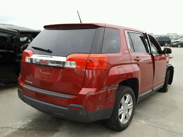 2GKALMEK7E6239917 - 2014 GMC TERRAIN SL RED photo 4