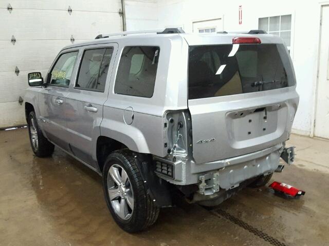 1C4NJRFBXHD110087 - 2017 JEEP PATRIOT LA SILVER photo 3