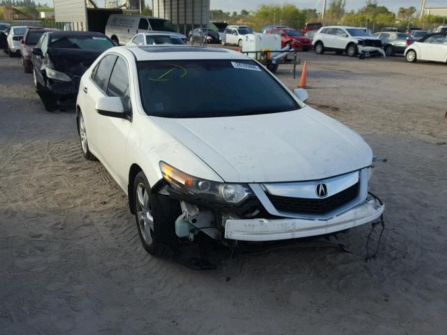 JH4CU2F65AC035821 - 2010 ACURA TSX WHITE photo 1