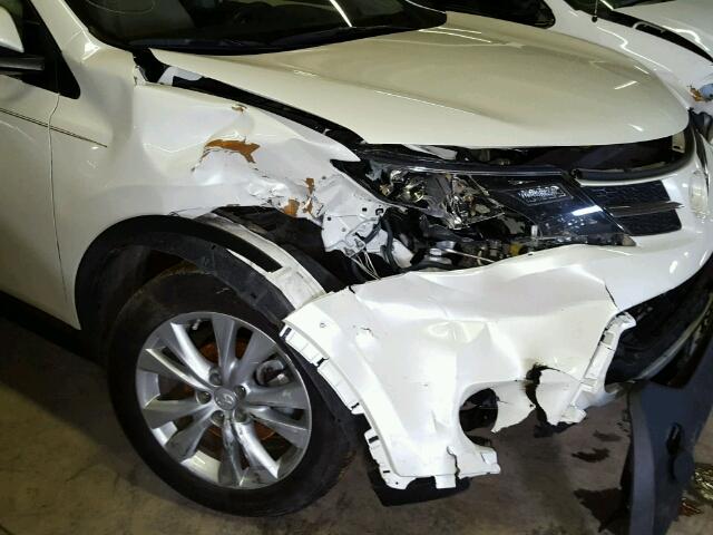 JTMYFREV2ED038775 - 2014 TOYOTA RAV4 LIMIT WHITE photo 9