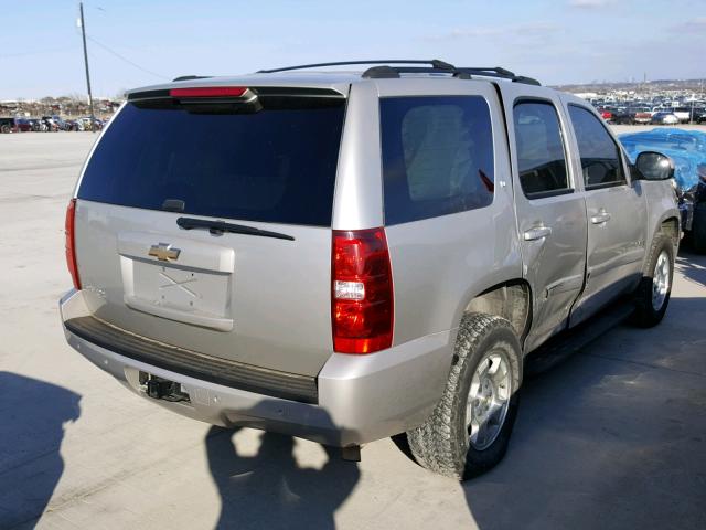 1GNFC13J57R175160 - 2007 CHEVROLET TAHOE C150 SILVER photo 4