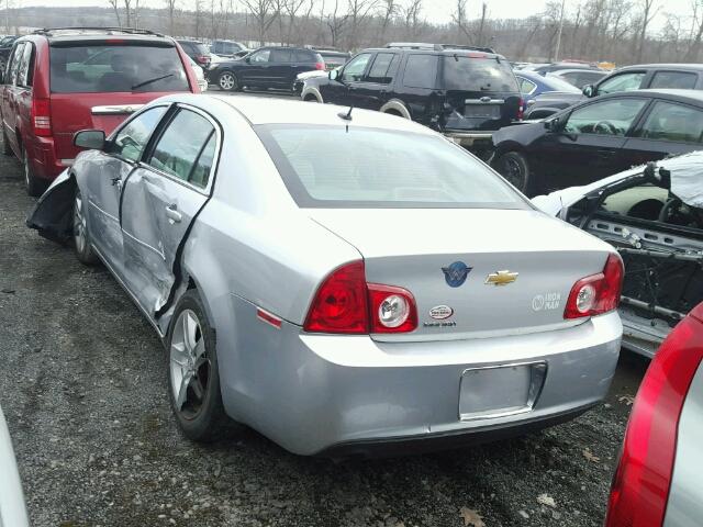 1G1ZB5EB3AF264023 - 2010 CHEVROLET MALIBU LS SILVER photo 3