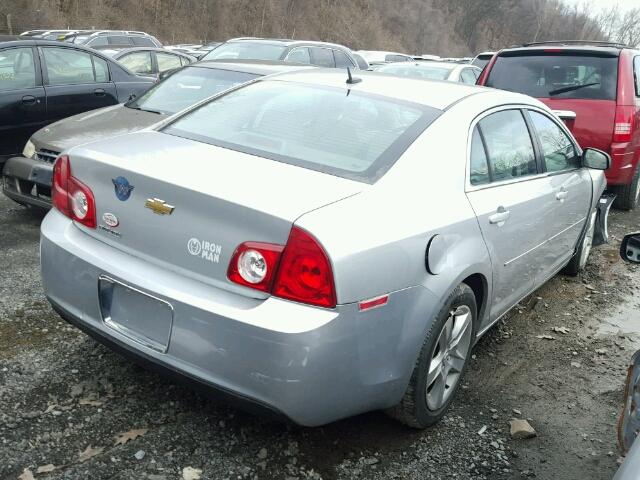 1G1ZB5EB3AF264023 - 2010 CHEVROLET MALIBU LS SILVER photo 4