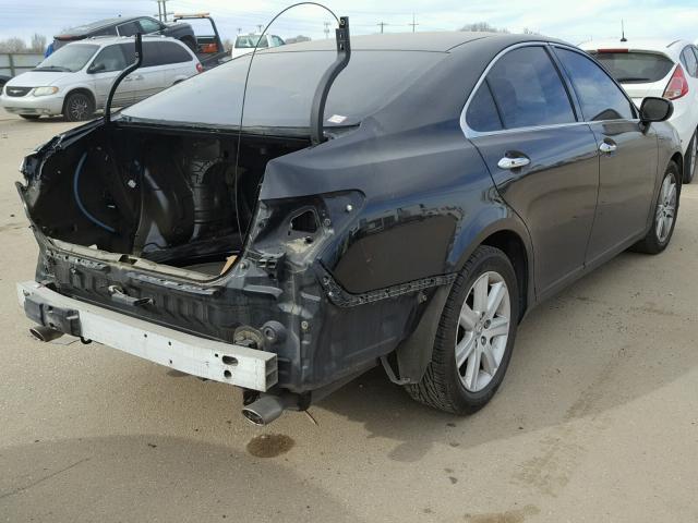 JTHBJ46G082231769 - 2008 LEXUS ES 350 BLACK photo 4