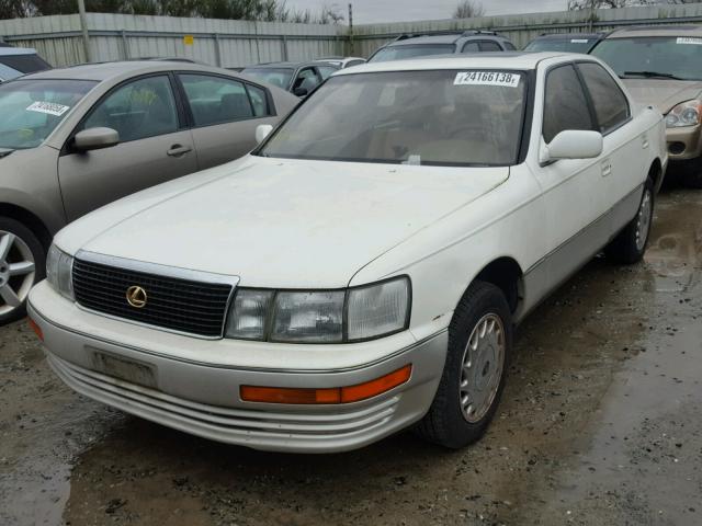 JT8UF11E3N0106920 - 1992 LEXUS LS 400 WHITE photo 2