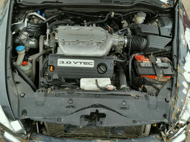 1HGCM665X4A021799 - 2004 HONDA ACCORD EX GRAY photo 7