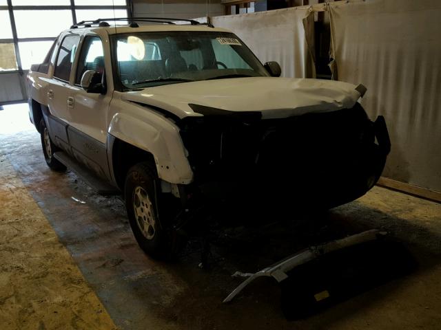 3GNEK12T74G322902 - 2004 CHEVROLET AVALANCHE WHITE photo 1