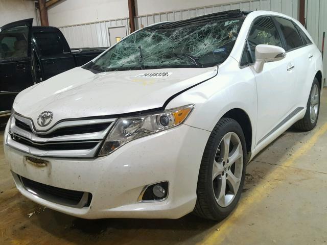 4T3ZK3BB3EU070127 - 2014 TOYOTA VENZA LE WHITE photo 2