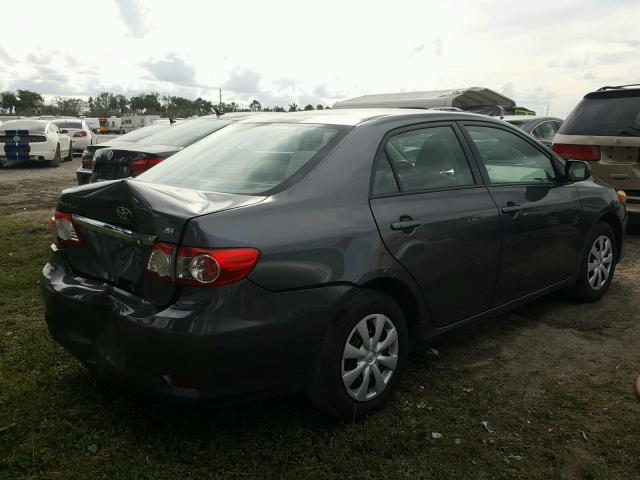 2T1BU4EE0BC710906 - 2011 TOYOTA COROLLA BA BLACK photo 4