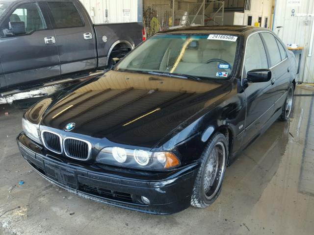 WBADT43481GX24586 - 2001 BMW 525 I AUTO BLACK photo 2