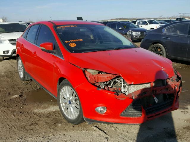 1FAHP3H22CL155938 - 2012 FORD FOCUS SEL RED photo 1