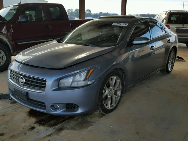 1N4AA5AP8BC803902 - 2011 NISSAN MAXIMA S BLUE photo 2